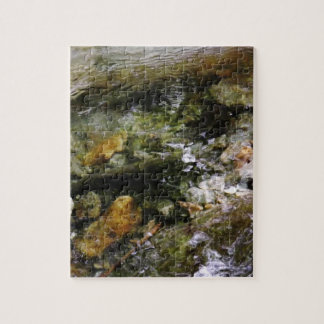 En la parte inferior de un rompecabezas del arroyo