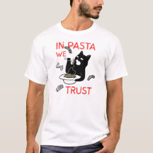 En la Pasta Confiamos – Camiseta Divertida para Am