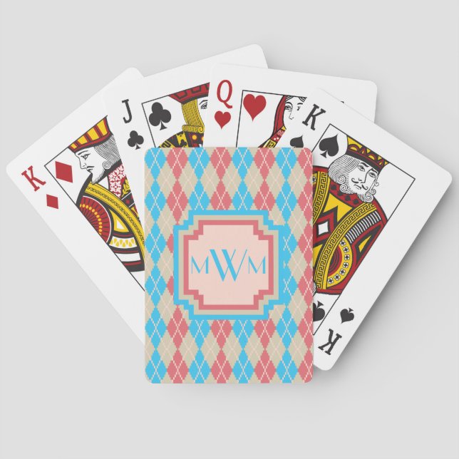 En la playa Argyle Classic Cartas de juego (Reverso)