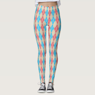 En la playa de Argyle Leggings