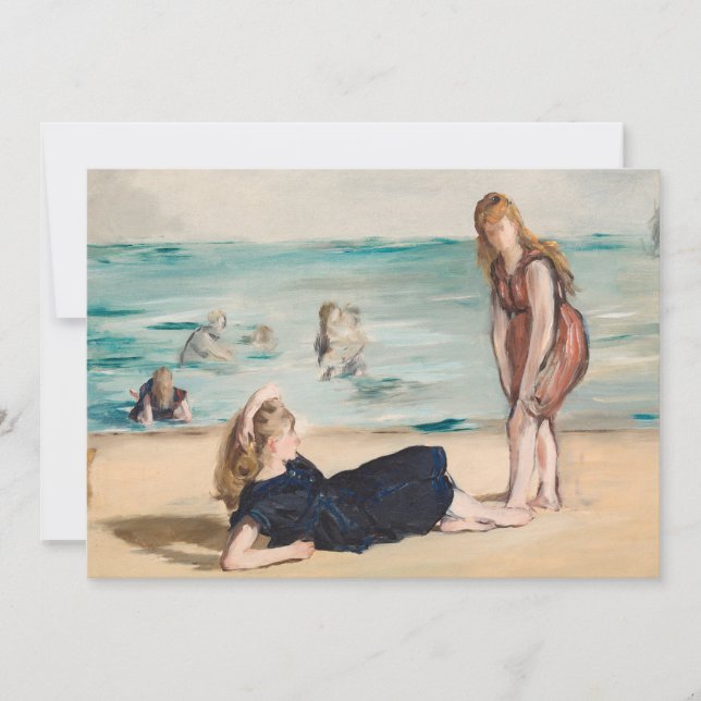 En la playa | Édouard Manet (Anverso)