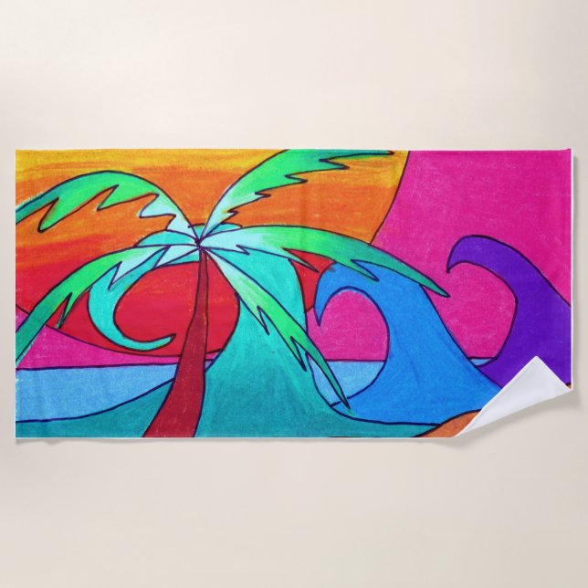 En la playa - Toalla de playa (Anverso)