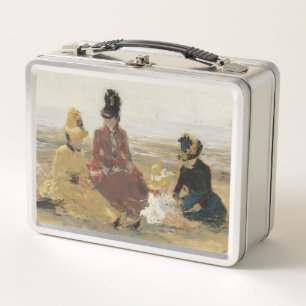 En la playa, Trouville el 1887