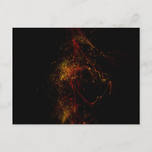 En la postal de arte oscuro