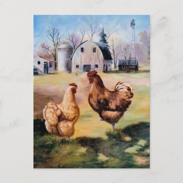 En la postal de la granja (Anverso)