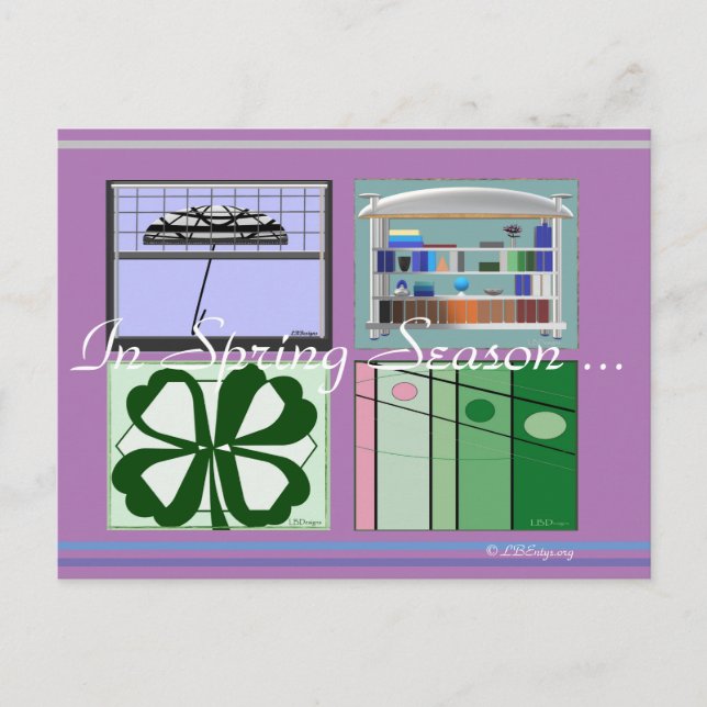 En la postal de primavera de 2021 (Anverso)