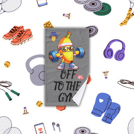 En la sala de fitness monogramada |