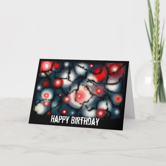 En la tarjeta de cumpleaños perimetral (Anverso)