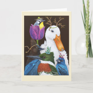 En la tarjeta de felicitación de Gala