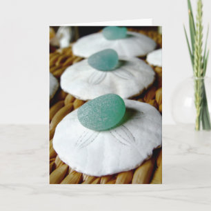 En la tarjeta de felicitación de la arena