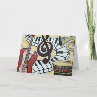 En la tarjeta de saludo de Tune