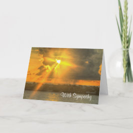En la tarjeta de simpatía del atardecer