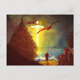 En la tarjeta postal cruzada