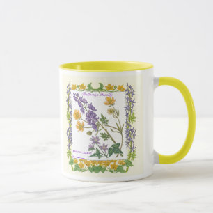 En la taza de la familia de ranúnculo del ~ del