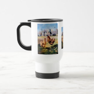En la taza del viaje de la granja