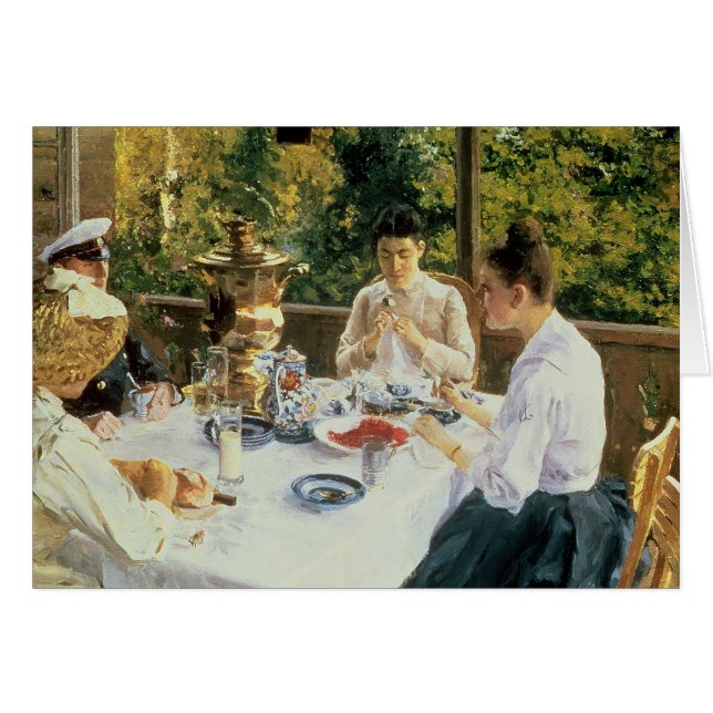 En la Tea-Table, 1888 (Anverso (Horizontal))