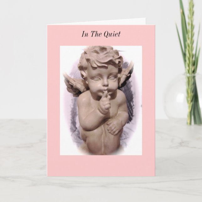 En La Tranquila Tarjeta De Saludo (Anverso)