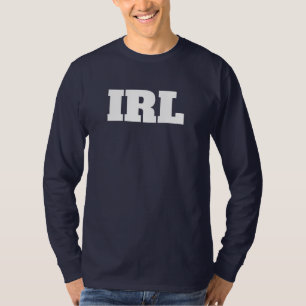 En la vida real camisa de manga larga