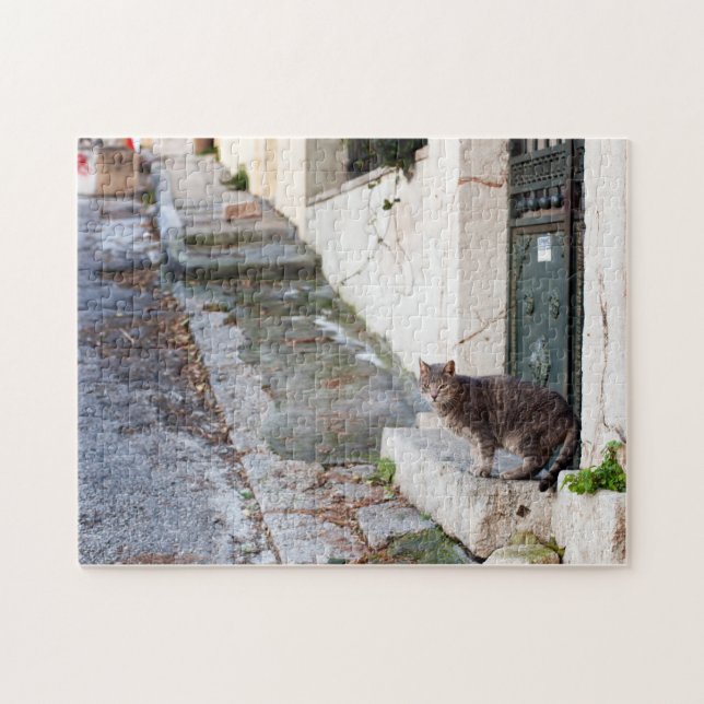 En las calles de Atenas - rompecabezas (Horizontal)