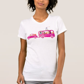 En las camisetas sin mangas del autobús