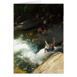 En las cataratas de Franconia