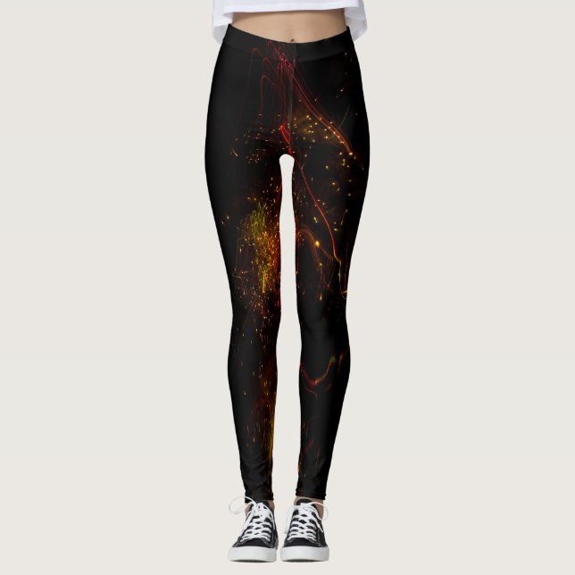 En Las Leggings Oscuras (Anverso)