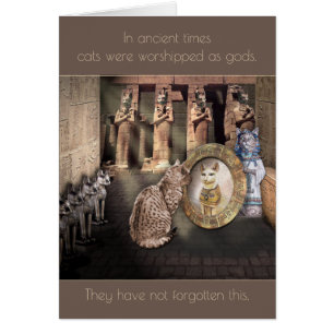 En los Tiempos Antiguos, los gatos eran venerados