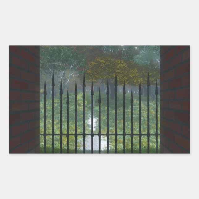 En los viejos Pegatinas forestales (Anverso)