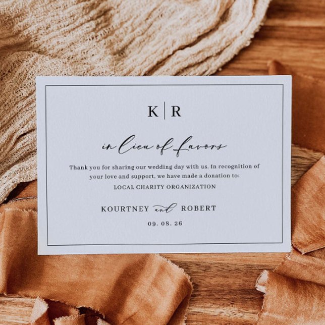 En lugar de la tarjeta de favores Nota de caridad (Subido por el creador)