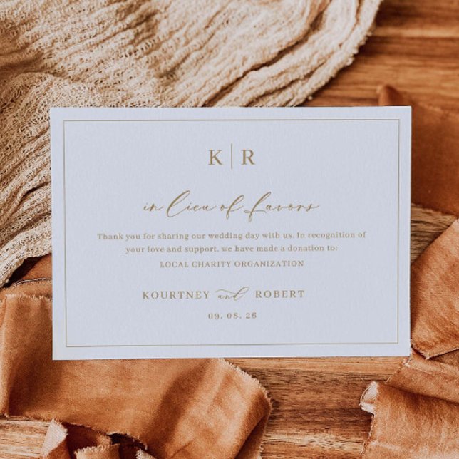 En lugar de la tarjeta de favores Nota de caridad (Subido por el creador)