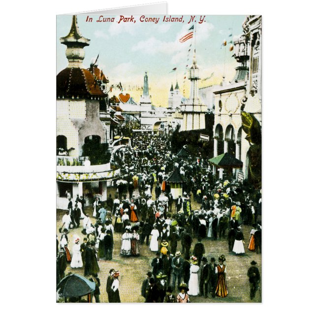 En Luna Park, Coney Island, Nueva York (Frente)