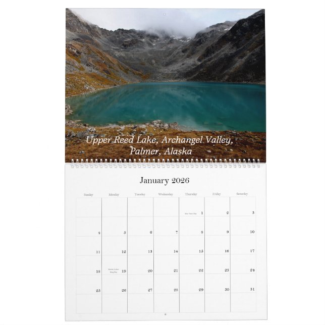 En marzo de 2012 al calendario 2013 de Alaska (Jan 2026)