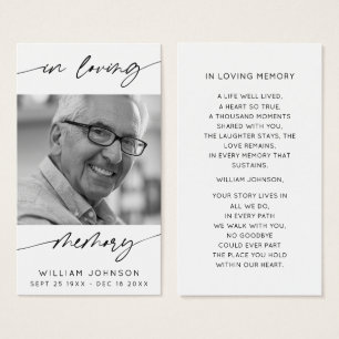 En Memoria Amorosa Letra Moderna Foto Poema Funera