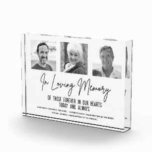 En memoria amorosa Personalizado 3 Boda de fotos