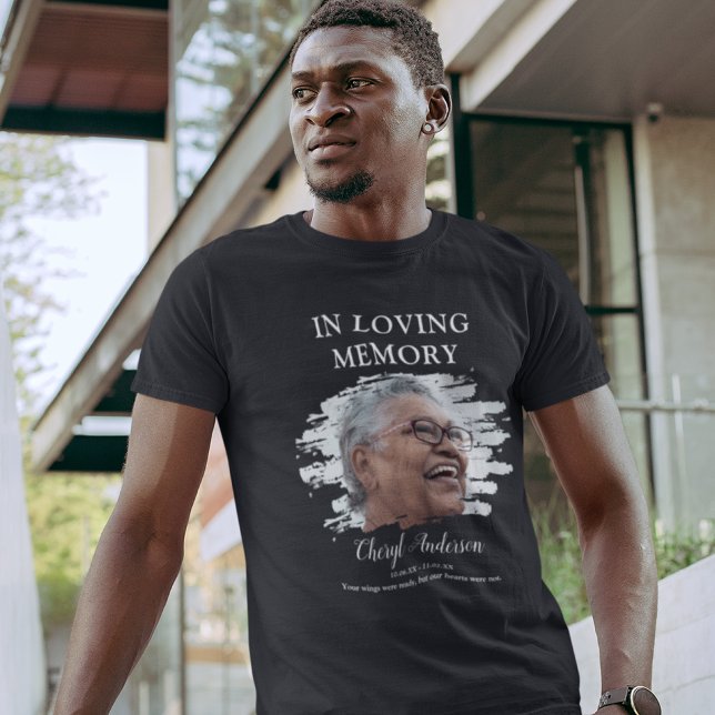 En Memoria | Camiseta conmemorativa con foto (Subido por el creador)