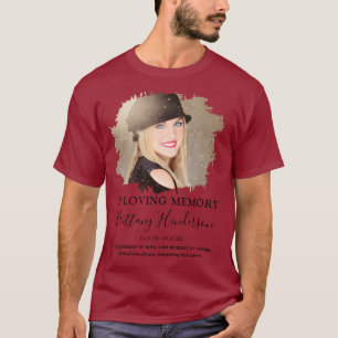 En Memoria Camiseta conmemorativa con foto
