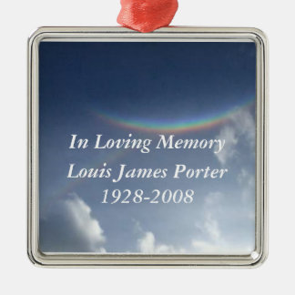 En memoria cariñosa ornamento personalizado del