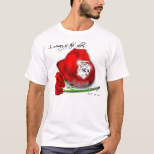 En memoria de la 9/11 camisa caida