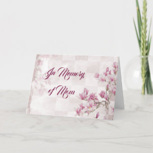 En memoria de la tarjeta de felicitación de mamá