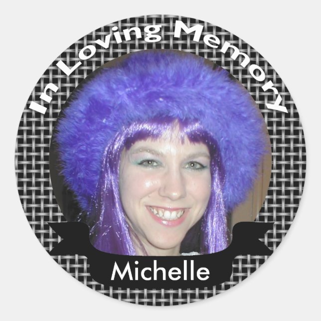 En Memoria De Los Pegatinas De Fotografías De Onda (Anverso)