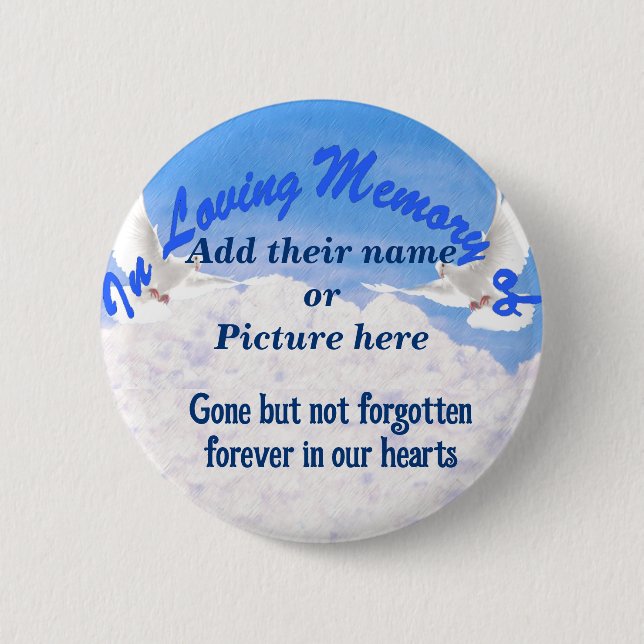 En Memoria Del Botón Pinback (Anverso)