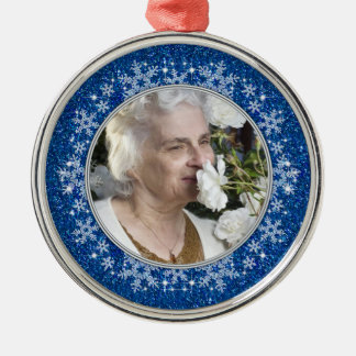 En Memoria Del Ornamento - Copos De Nieve Azules