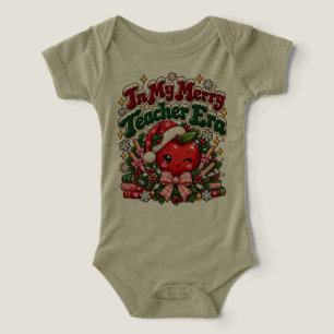En Mi Alegre Era de Maestra Navidad Manzana Person