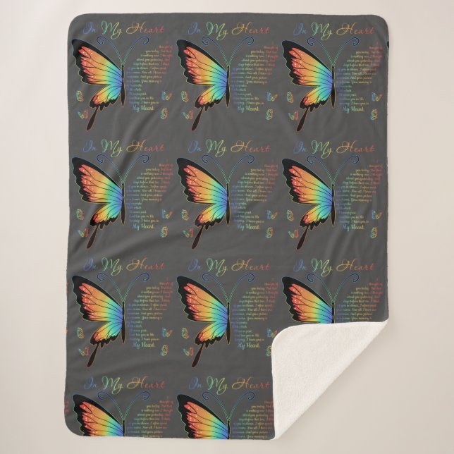 En mi corazón, una manta sherpa (Anverso)