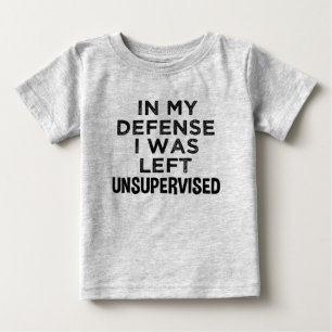 En mi defensa me dejaron una camisa graciosa sin s
