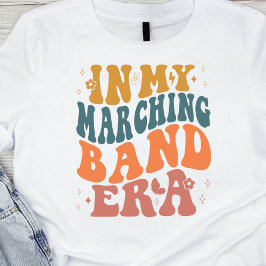 En mi época de bandas de marcha camisetas retro