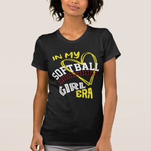 En Mi Era de Chica de Sóftbol Camiseta Retro Groov