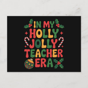 En Mi Era de Profesora Navideña Divertida Navidad