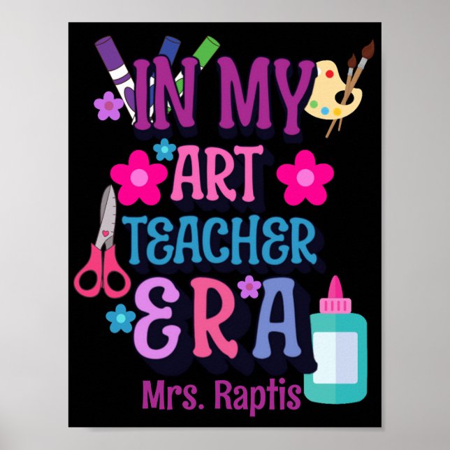 En mi era de profesores de arte personalizado (Frente)