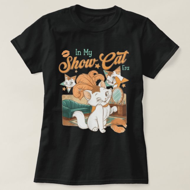 En mi era Showcat Divertida camiseta de gato retro (Diseño del anverso)